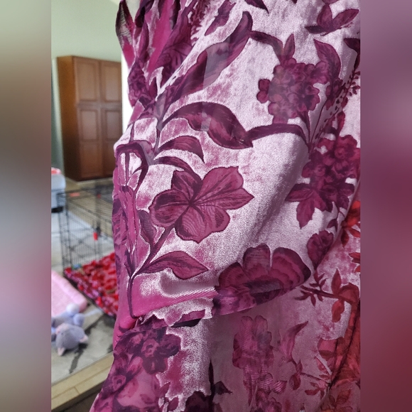 Free People Botanical Blooms Velvet Mini Dress - Picture 8 of 11